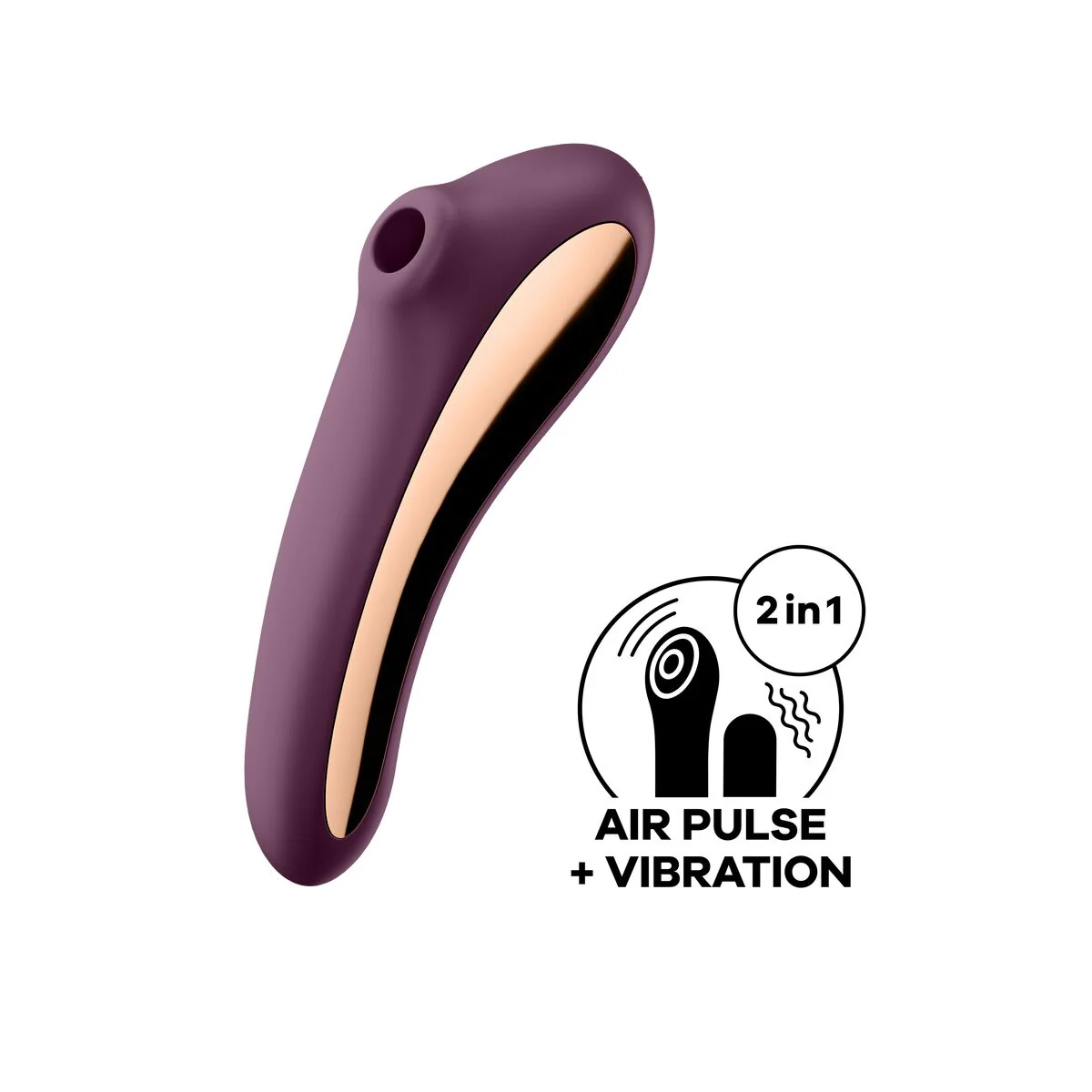Satisfyer Dual Kiss Wine Red - Image 6