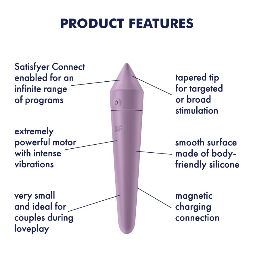 Satisfyer Ultra Power Bullet 8 Lilac - Image 2