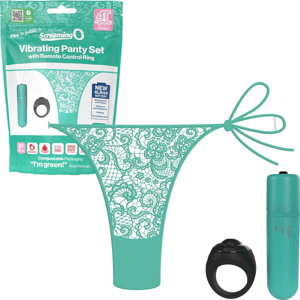 Screamimg O Vibrating Panty Set Kiwi - Image 2