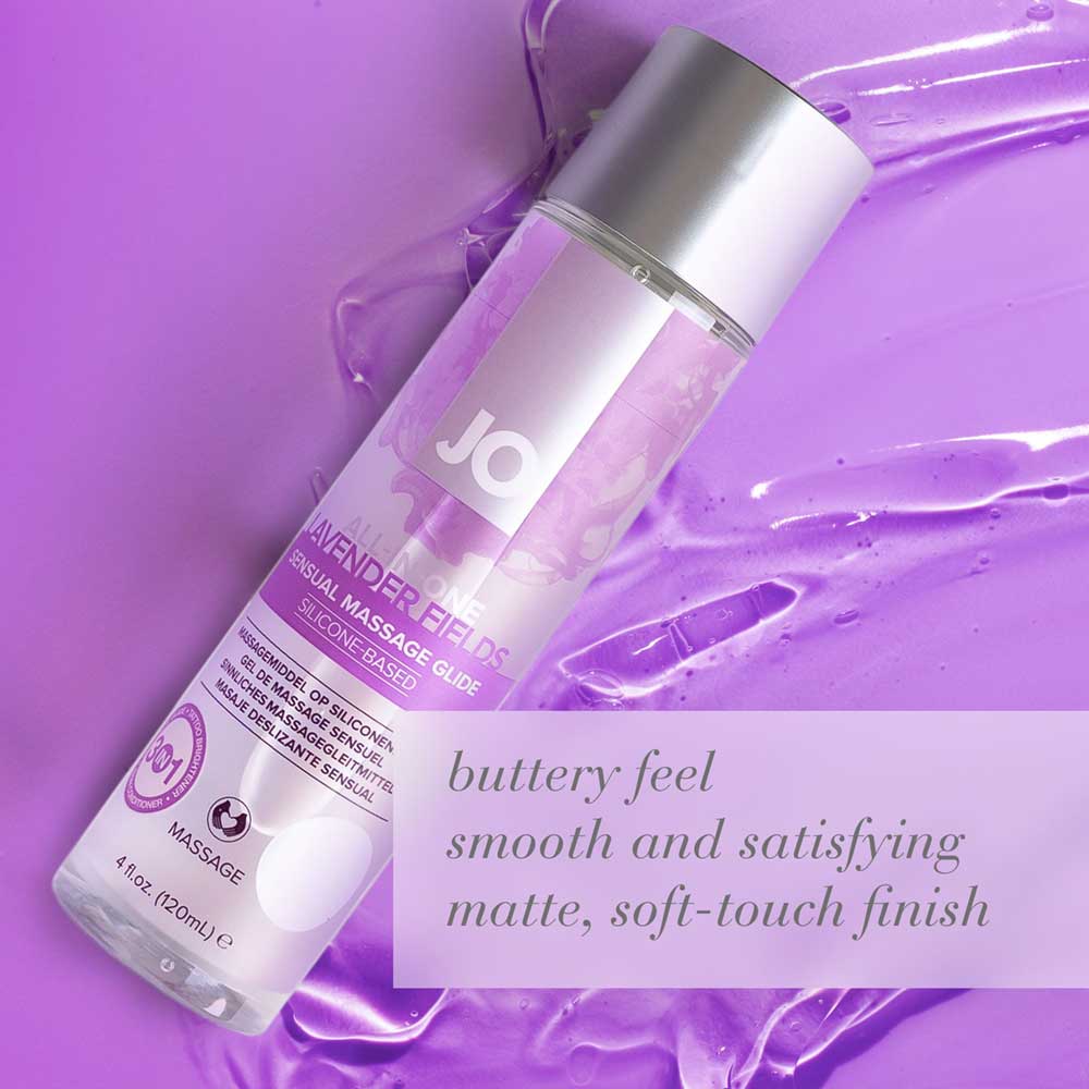 JO Sensual Massage Glide Lavender 120ml - Image 4