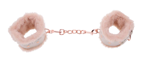 S&M Peaches ‘n Creame Fur Handcuffs - Image 2