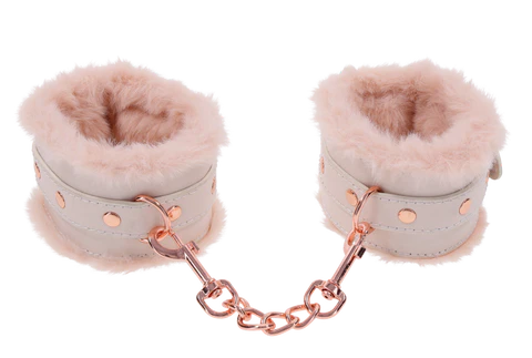 S&M Peaches ‘n Creame Fur Handcuffs - Image 5