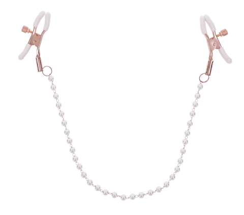 S&M Peaches ‘n Creame Pearl Nipple Clamps - Image 5