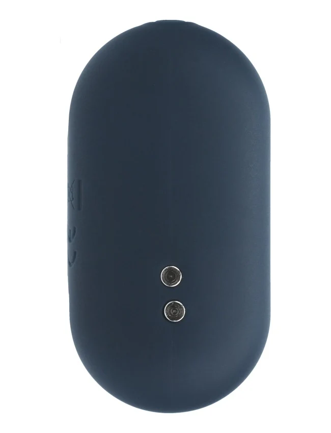 Levelz Hexagonal Vibrating Silicone Anal Plug Small Black - Image 4