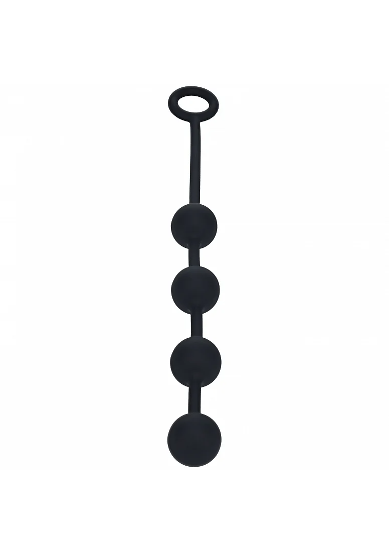 Levelz Round Silicone Anal Balls M 30mm Black - Image 2