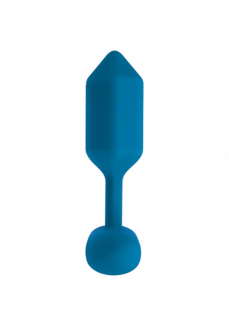 Levelz Hexagonal Vibrating Silicone Anal Plug Medium Teal - Image 2