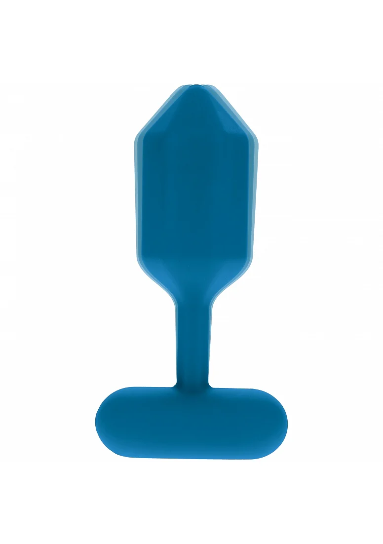 Levelz Hexagonal Vibrating Silicone Anal Plug Medium Teal - Image 5