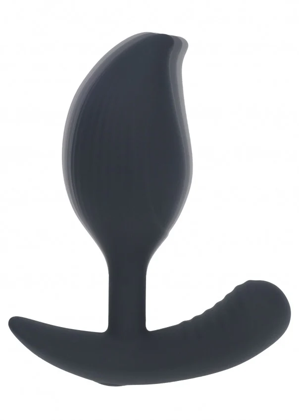 Levelz Remote Control Vibrating Liquid Silicone Anal Plug Black - Image 7
