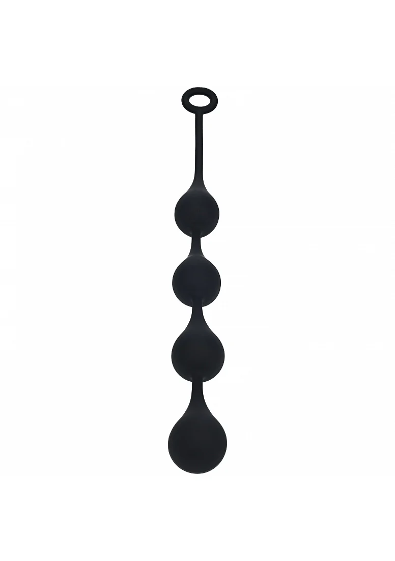 Levelz Waterdrop Silicone Anal Balls XL 50mm Black - Image 2