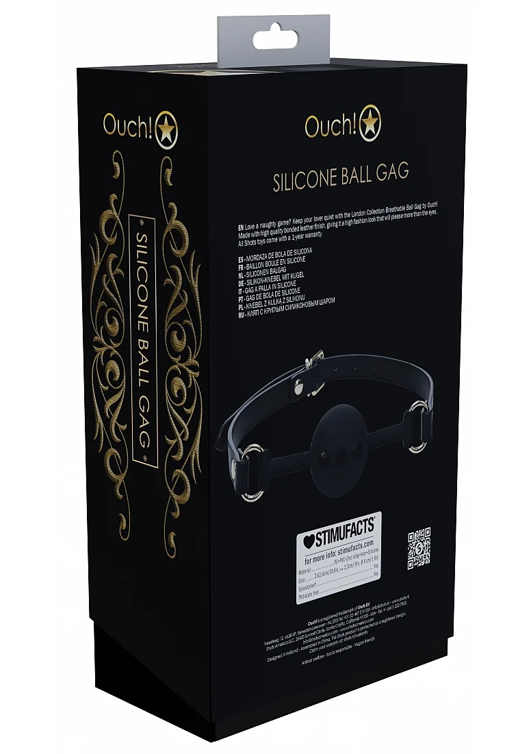 Ouch London Silicone Ball Gag - Image 3