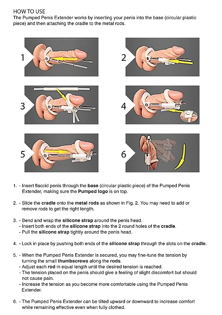 Pumped Penis Extender Black - Image 2