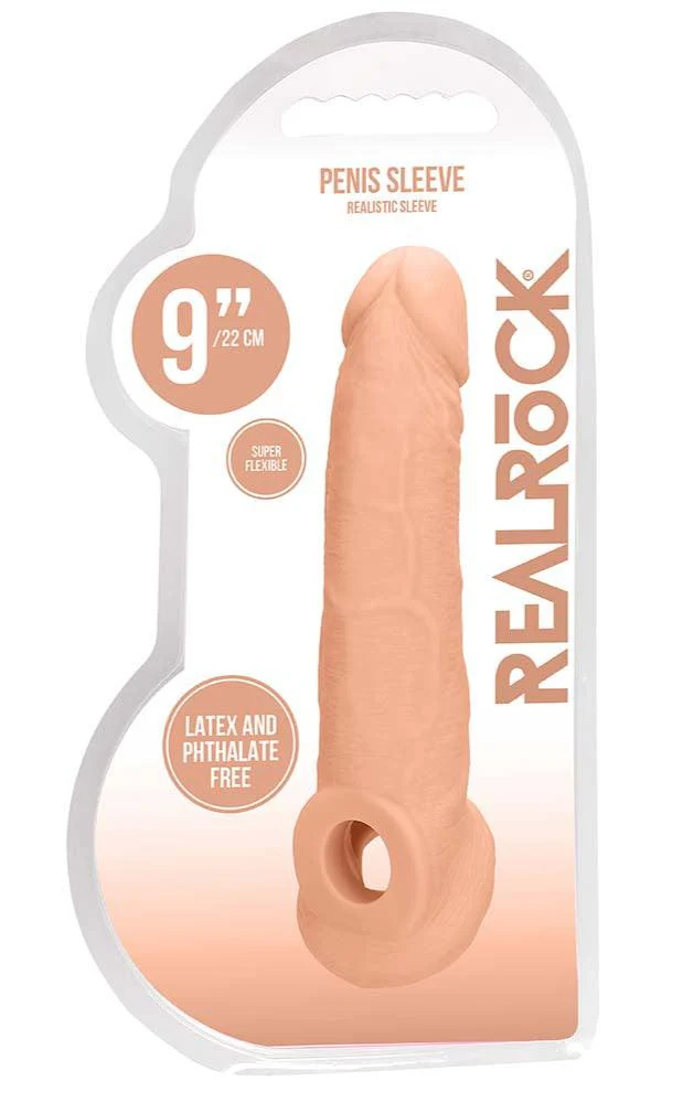 Realrock 9" Penis Sleeve Flesh