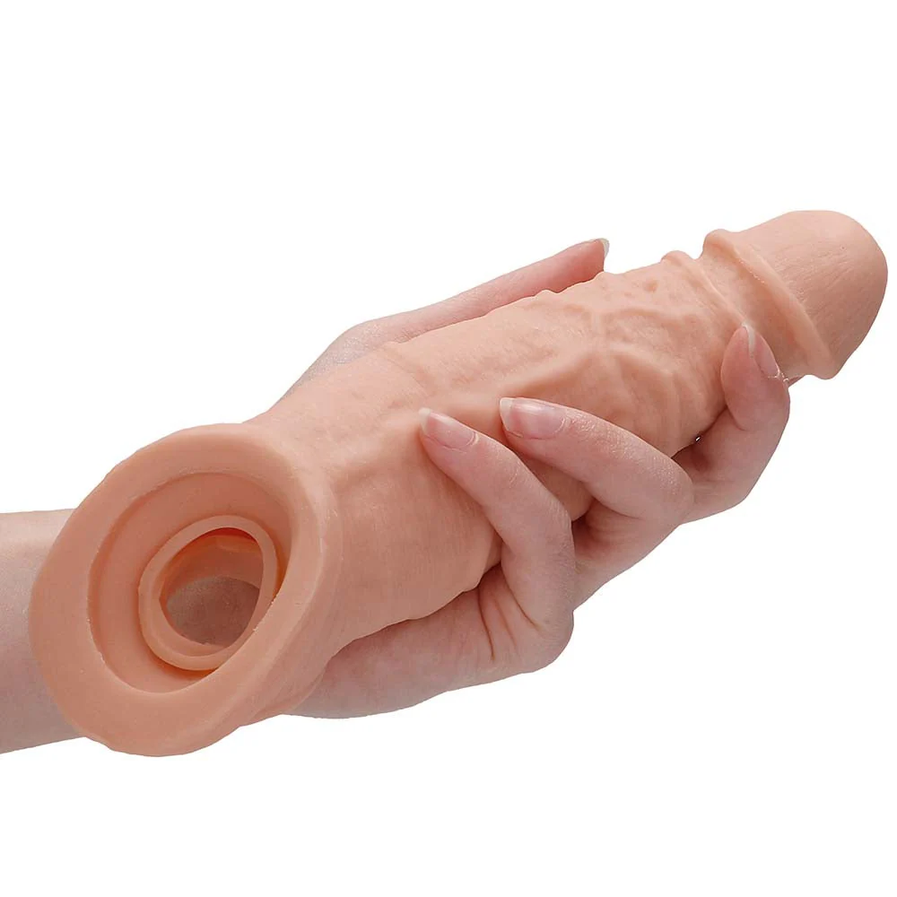 Realrock 9" Penis Sleeve Flesh - Image 3
