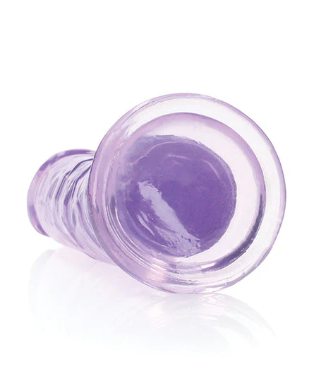 Realrock Clear Purple Dildo 8" - Image 4