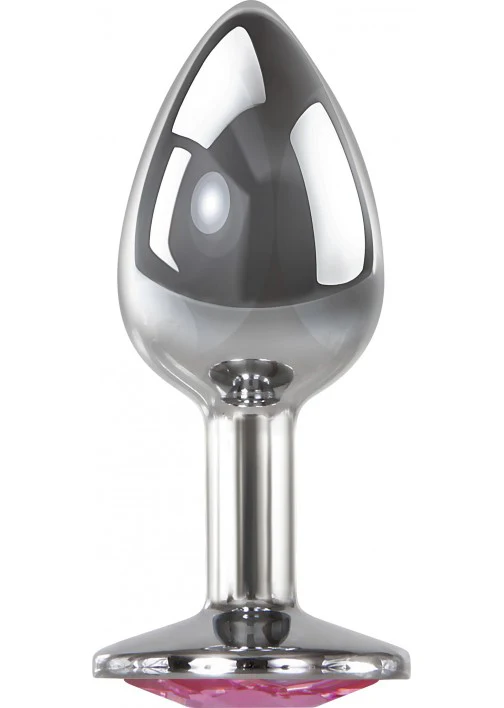 Adam & Eve Pink Gem Anal Plug - Small - Image 2