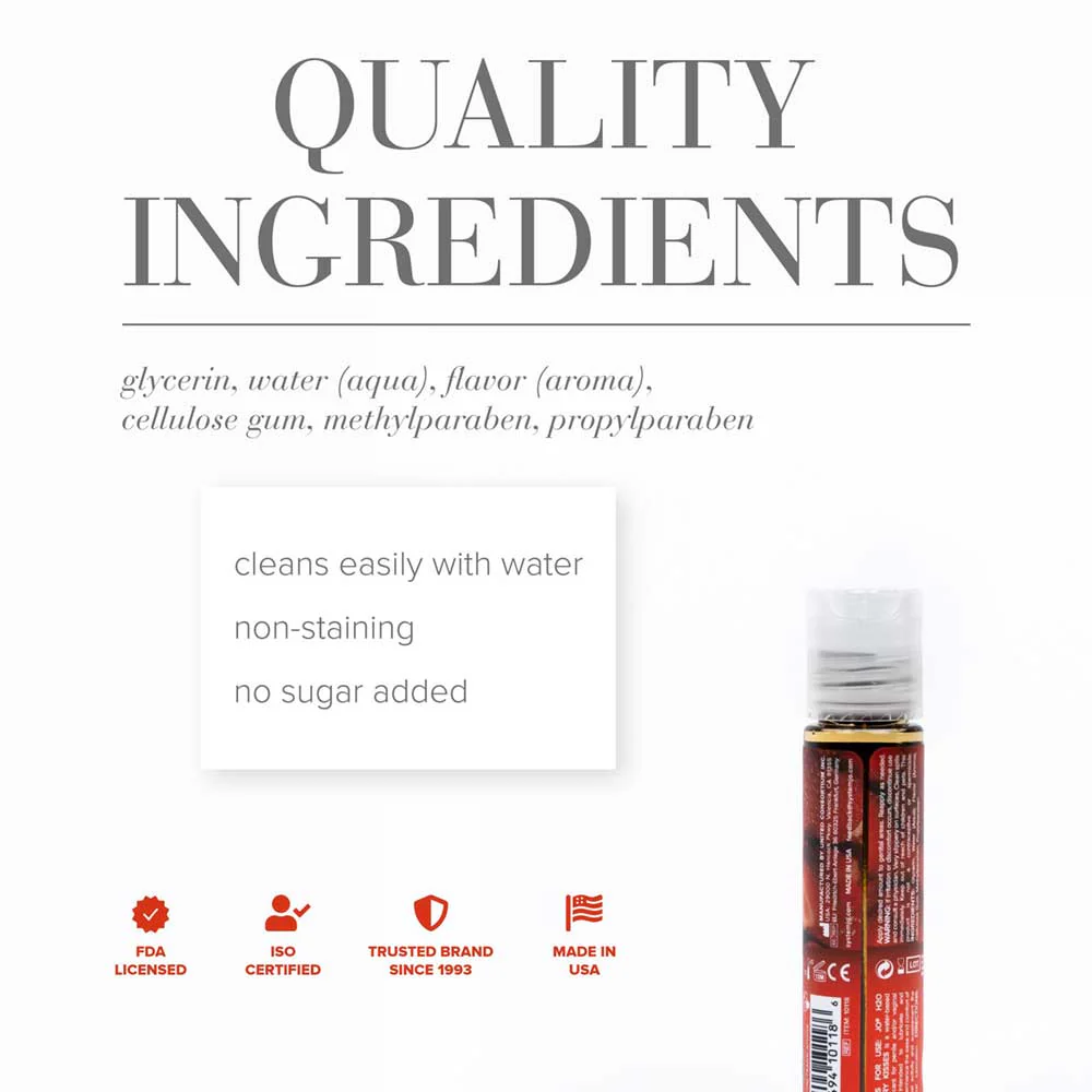 JO H2O Flavors Lube Strawberry Kiss 30ml - Image 2
