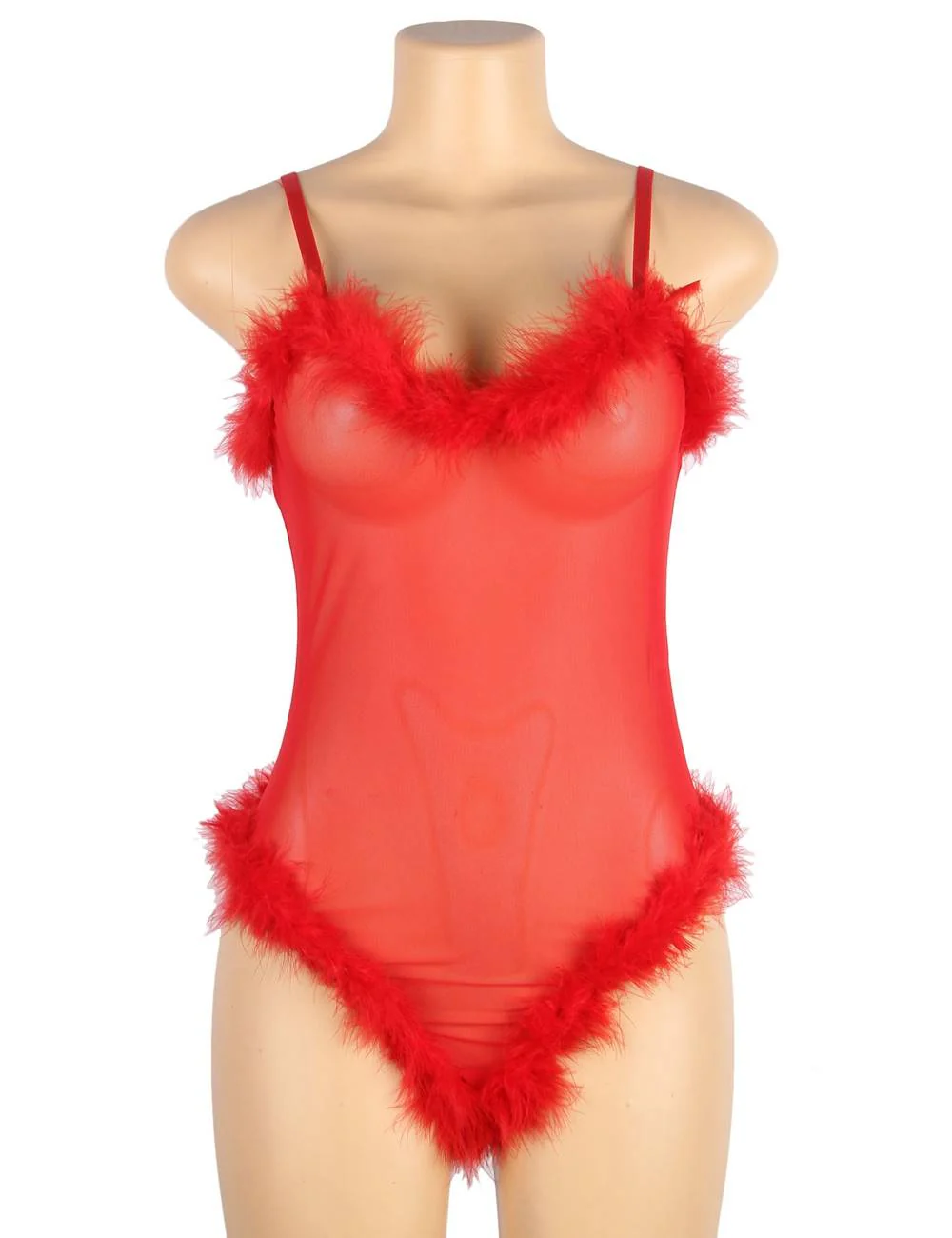 Oh Yeah Temptation bodysuit Red M/L - R81094-2 - Image 4