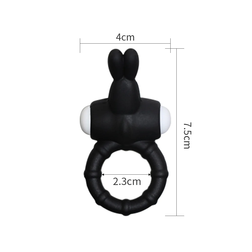 Love Toy Thriller Cockring Black LV1423 - Image 2