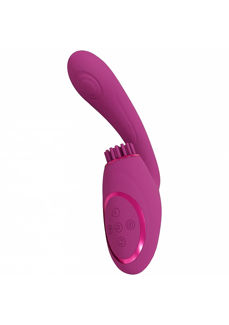 Vive Gen Triple G-Spot Vibrator with Pulse Wave - Pink - Image 5