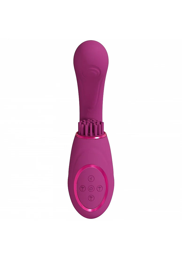 Vive Gen Triple G-Spot Vibrator with Pulse Wave - Pink - Image 8