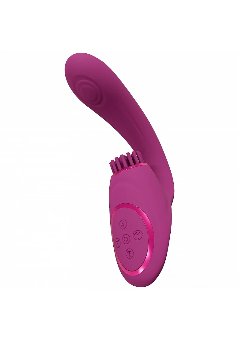 Vive Gen Triple G-Spot Vibrator with Pulse Wave - Pink - Image 9