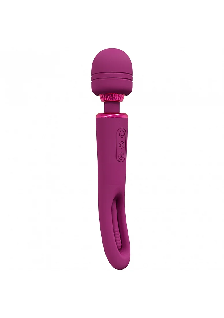 Vive Kiku Double Wand with G-Spot Flapping - Pink - Image 2
