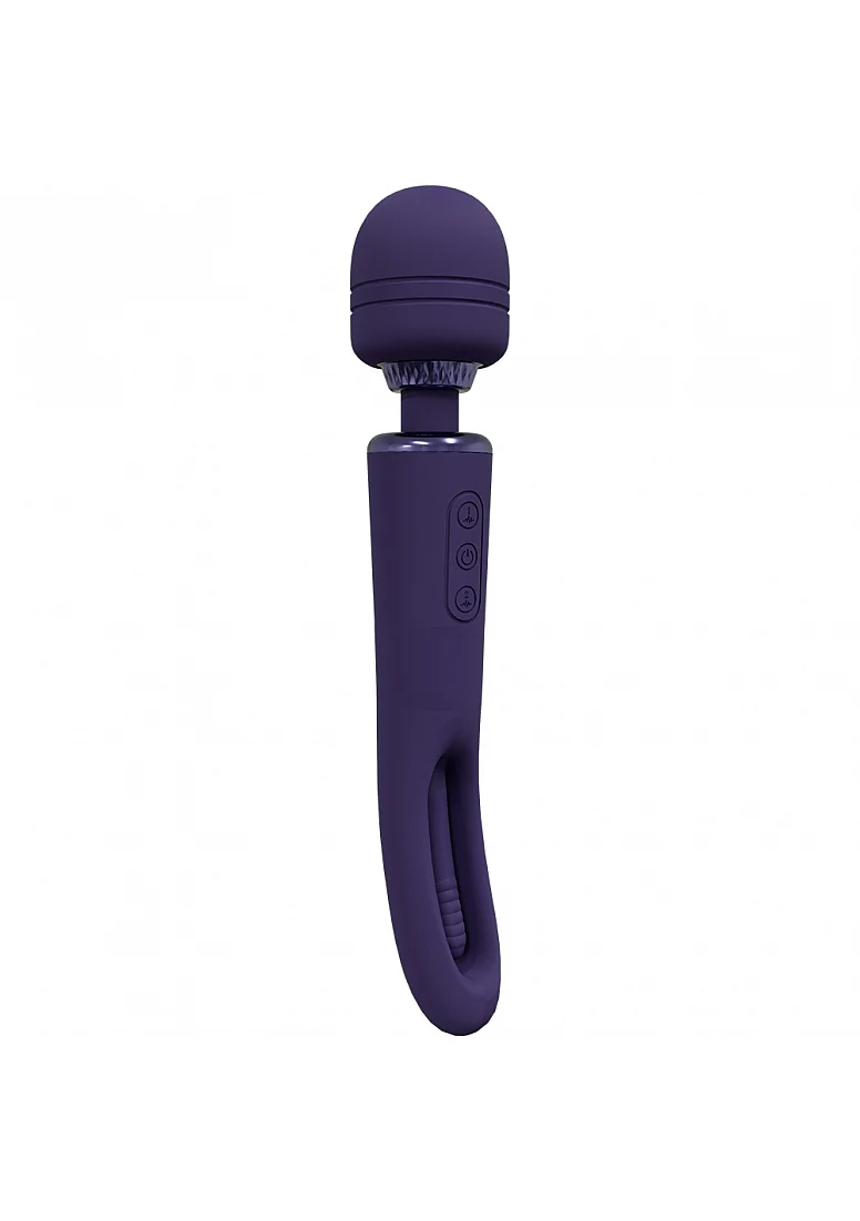 Vive Kiku Double Wand with G-Spot Flapping - Purple - Image 2