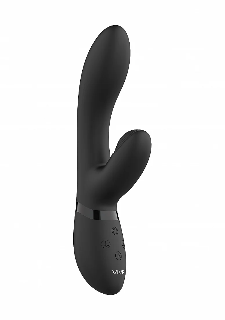 Vive Kyra Pulse-Wave Clitoral Rabbit Vibrator - Black - Image 2