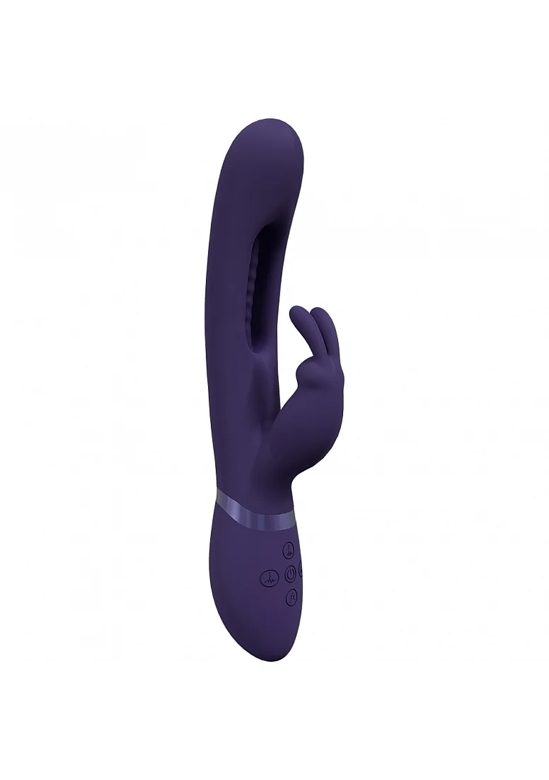 Vive Mika Triple Rabbit with G-Spot Flapping - Purple - Image 2