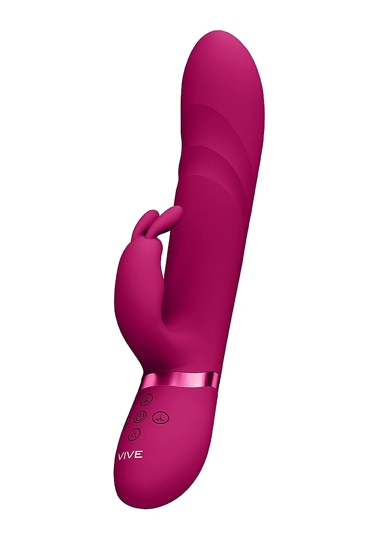 Vive Nari Vibrating and Rotating Wiggle G-Spot Rabbit - Pink - Image 3