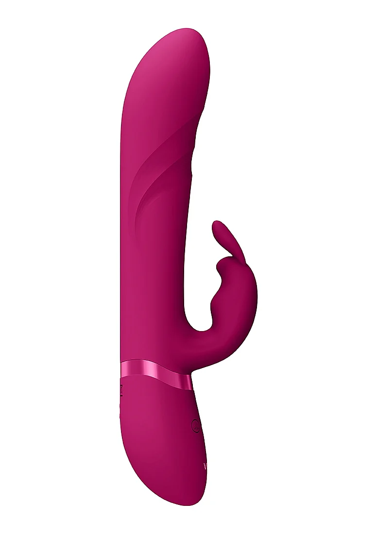 Vive Nari Vibrating and Rotating Wiggle G-Spot Rabbit - Pink - Image 4