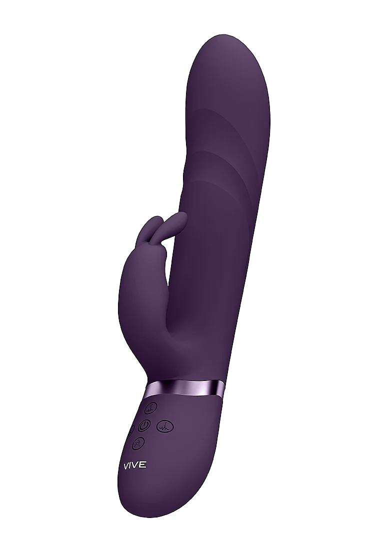 Vive Nari Vibrating and Rotating Wiggle G-Spot Rabbit - Purple - Image 3