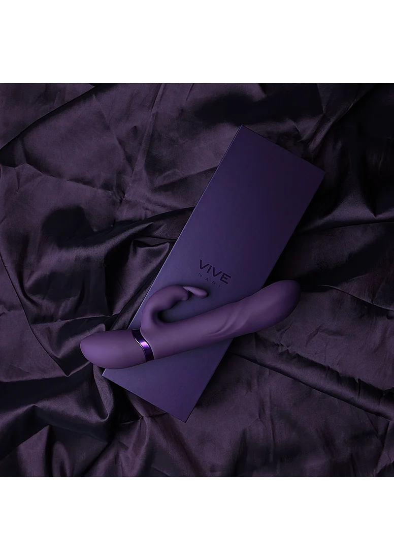 Vive Nari Vibrating and Rotating Wiggle G-Spot Rabbit - Purple - Image 9
