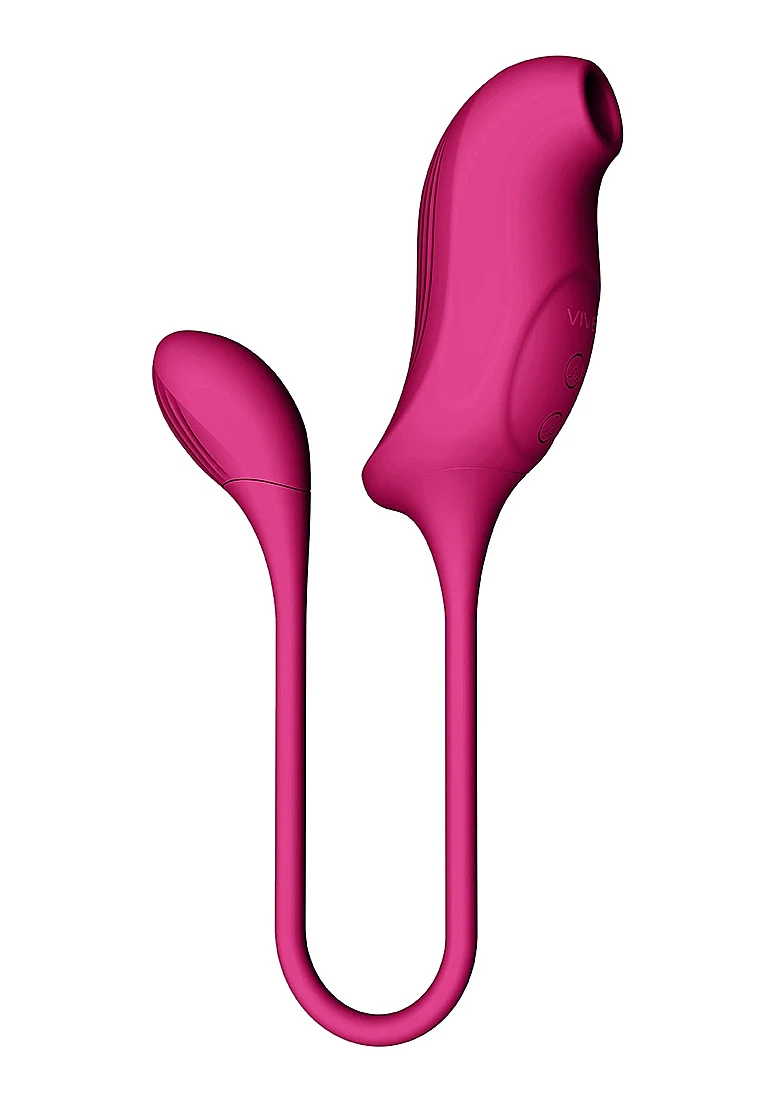 Vive Quino Airwave & Vibrating Egg - Pink - Image 7