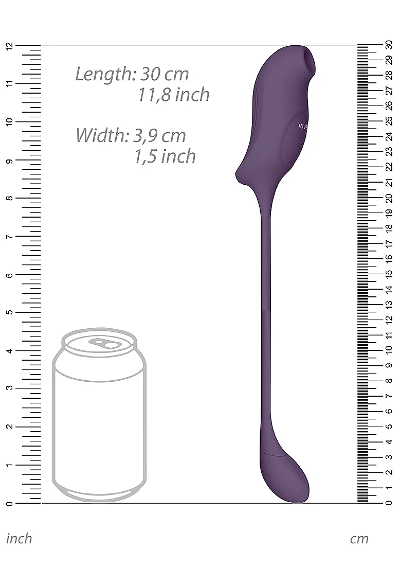 Vive Quino Airwave & Vibrating Egg - Purple - Image 7