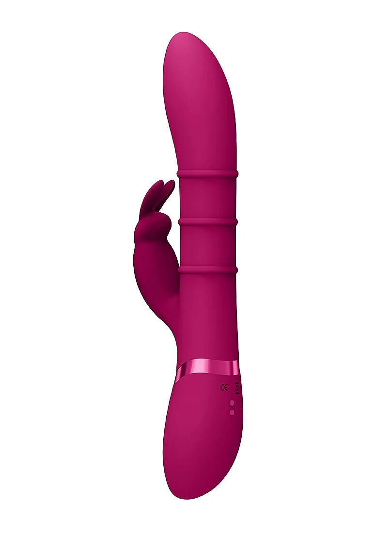 Vive Sora Up & Down Stimulating Rings, Vibrating G-Spot Rabbit - Pink - Image 8