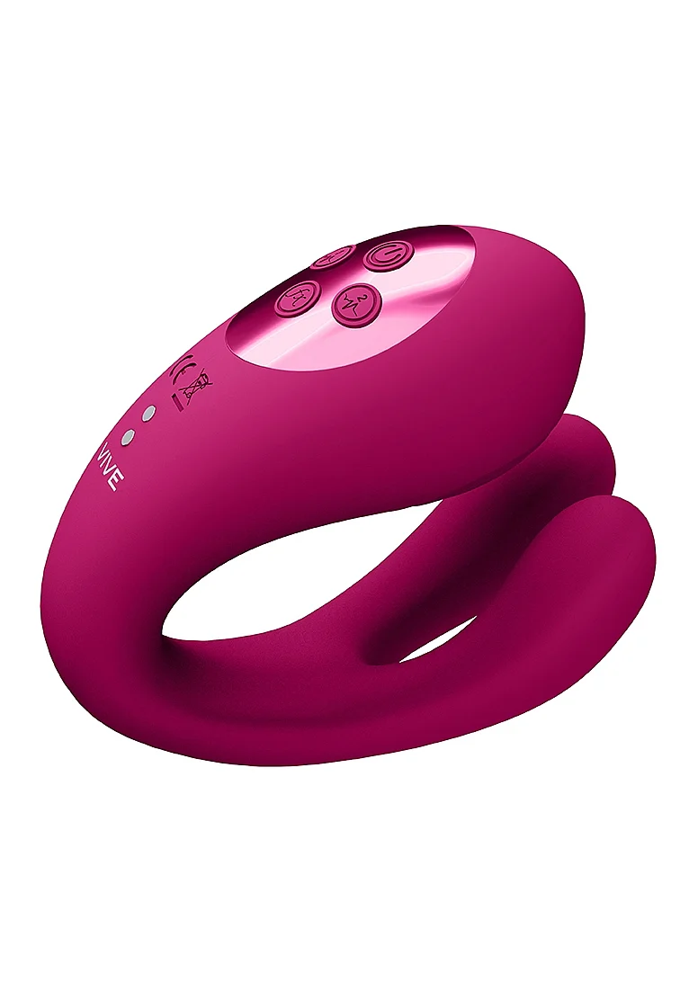 Vive Yoko Triple Action Vibrator with Clitoral Pulse Wave - Pink - Image 5