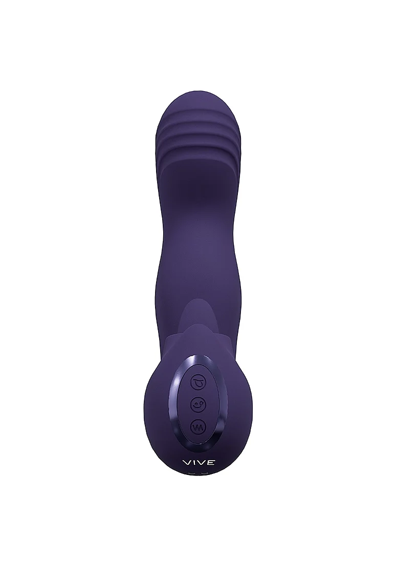 Vive Yumi Triple Motor G-Spot Finger Motion Vibrator - Purple - Image 5