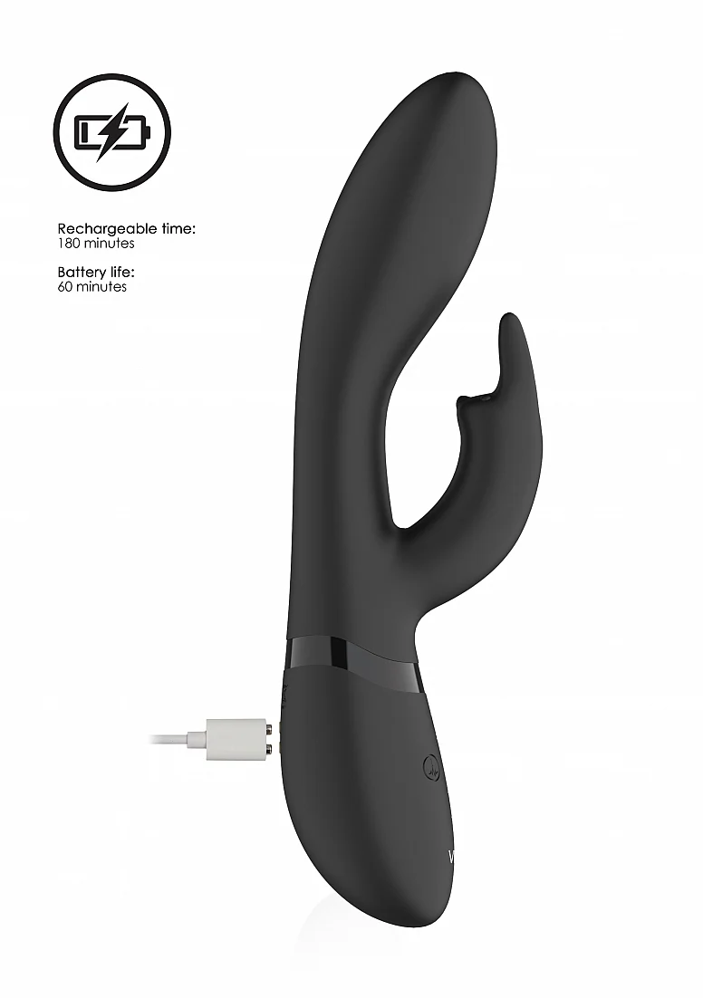 Vive Zosia Classic G-Spot Rabbit Vibrator - Black - Image 7