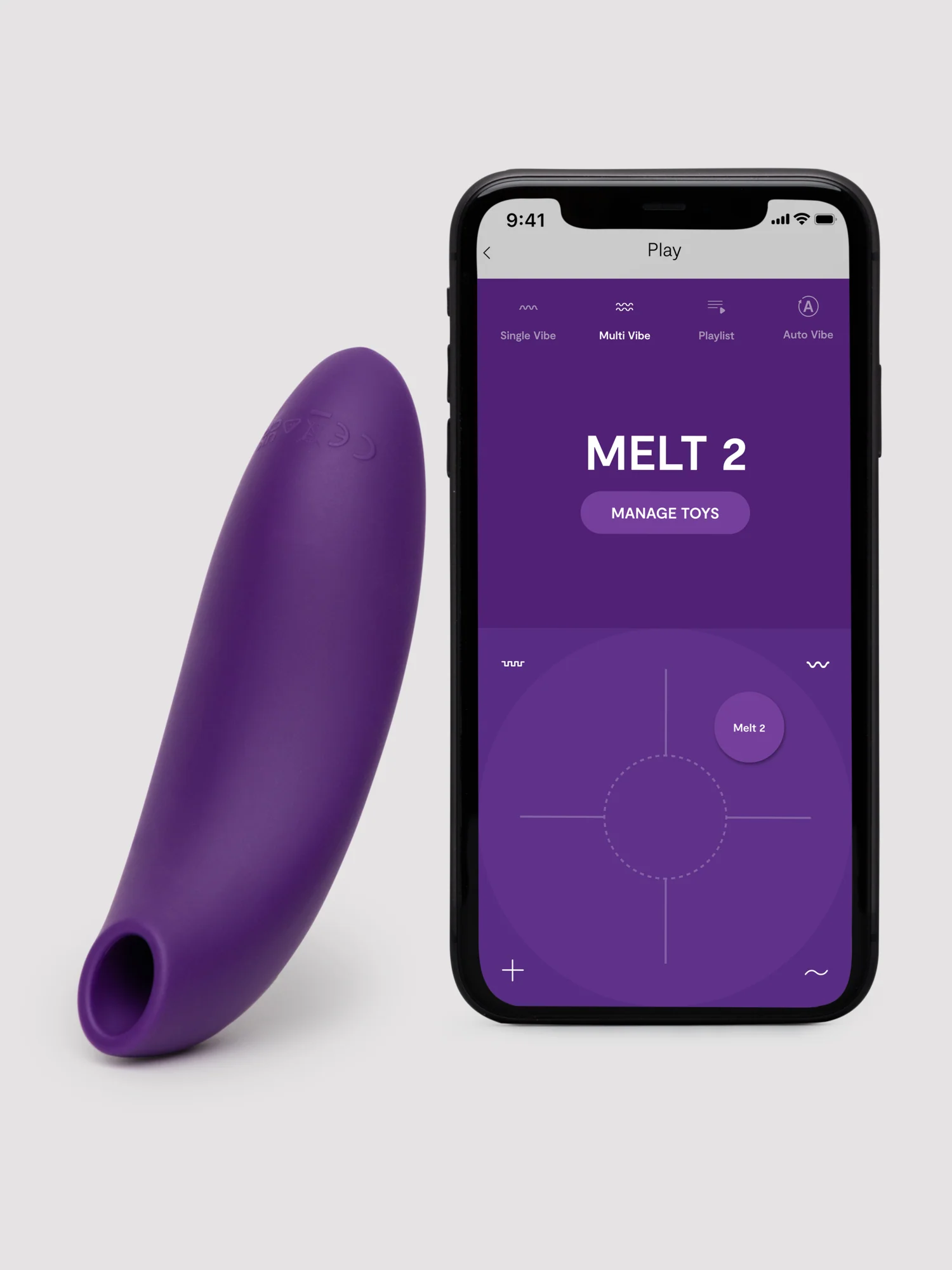 We Vibe Melt 2 Pleasure Air Clitoral Stimulator Purple - Image 3