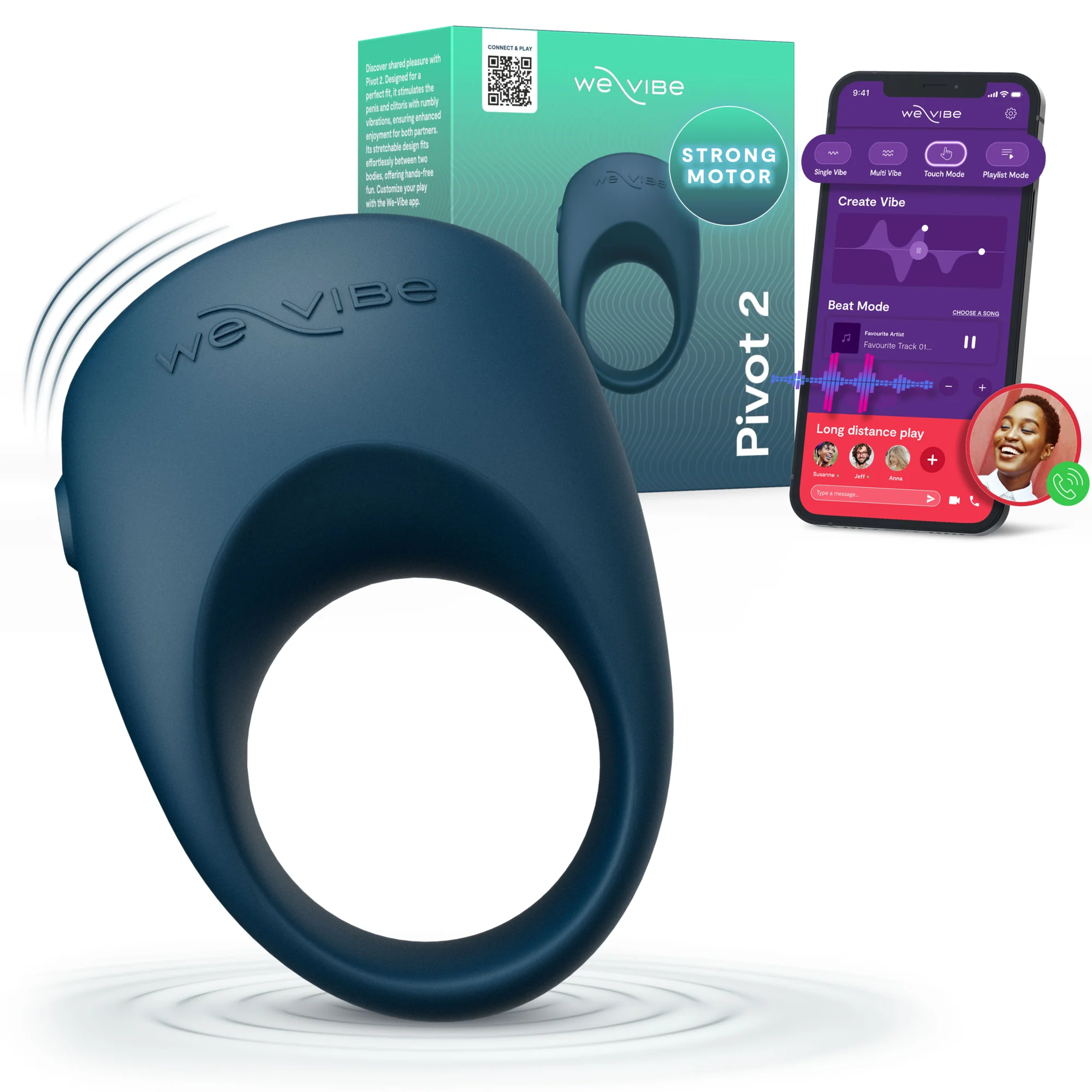 We Vibe Pivot 2 Vibrating Penis Ring - Image 11