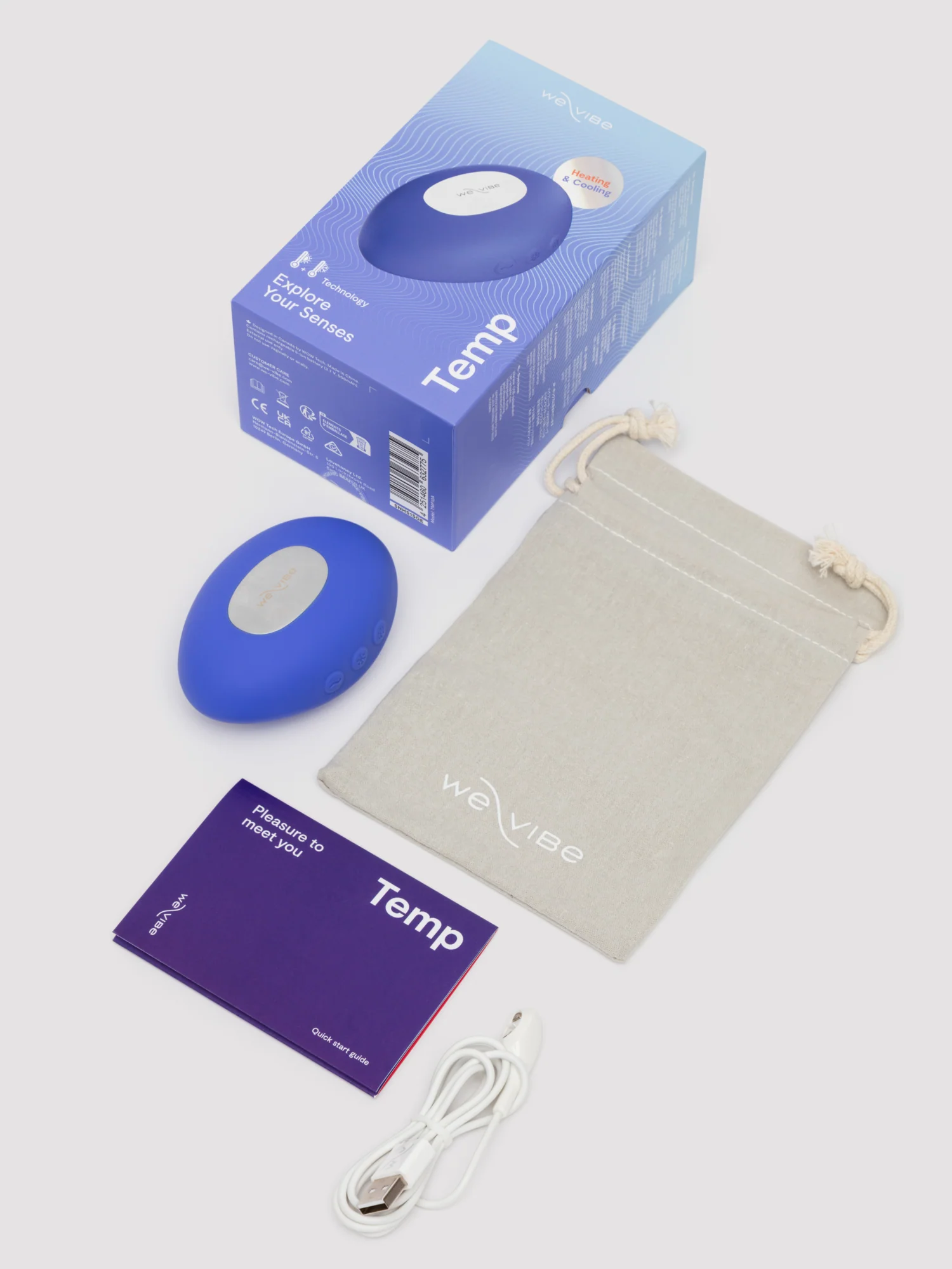 We Vibe Temp Heating and Cooling Clitoral Layon Vibrator Lavender - Image 10
