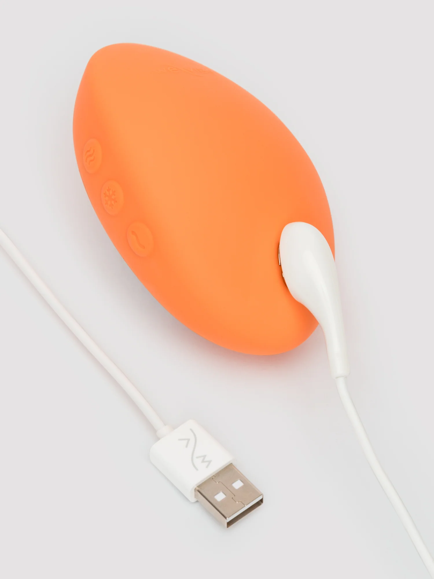 We Vibe Temp Heating and Cooling Clitoral Layon Vibrator Tangerine - Image 12