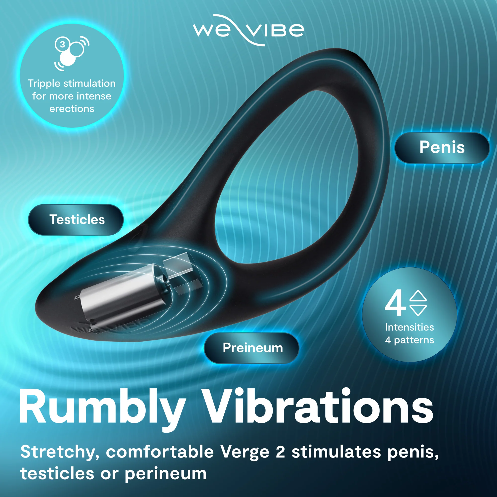 We Vibe Verge 2 Vibrating Penis Ring - Image 7