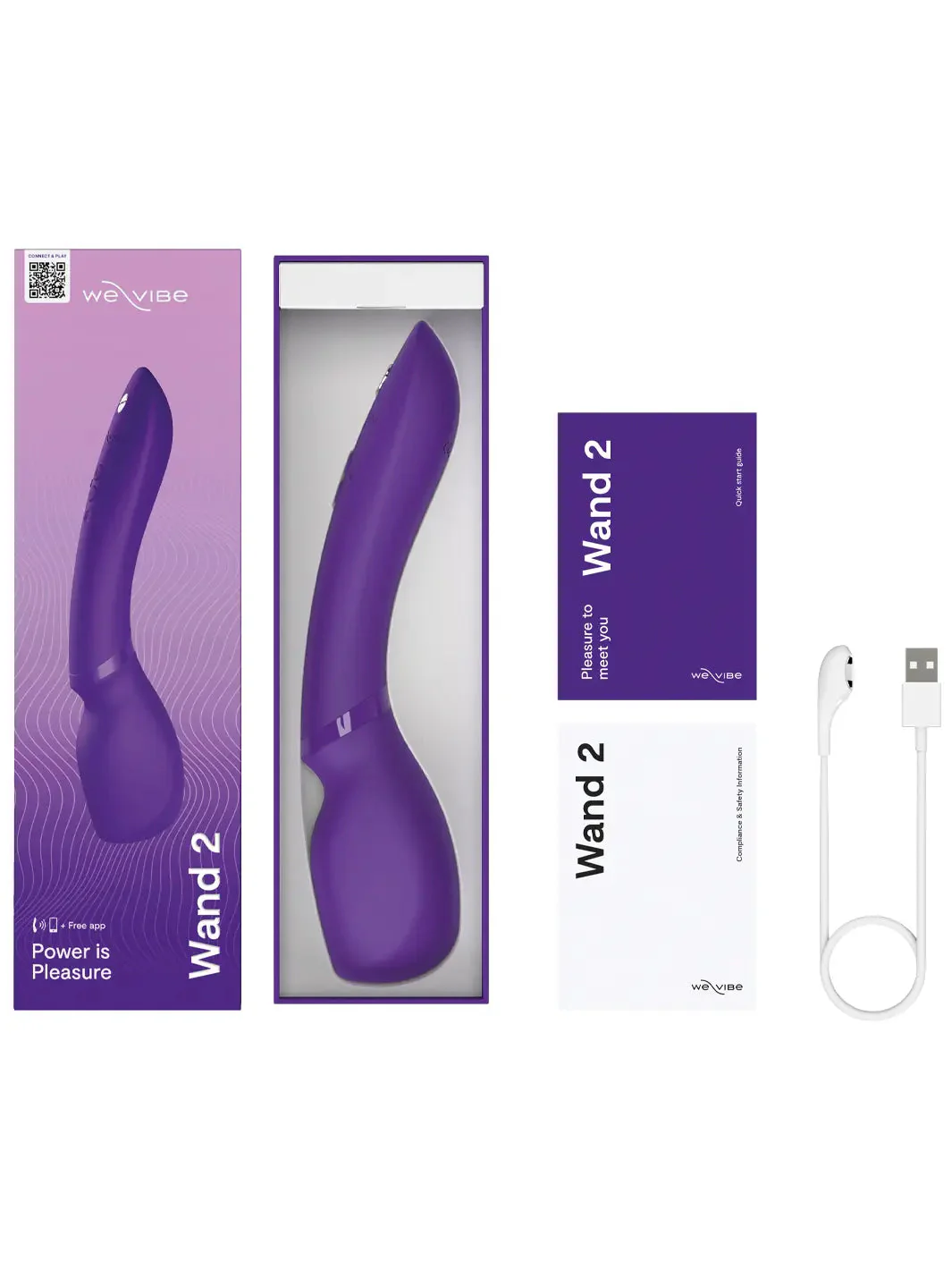 We Vibe Wand 2 App Controlled Wand Massager Purple - Image 7