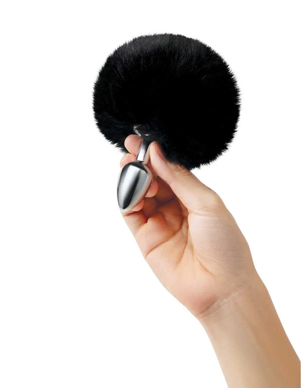Whipsmart Black Bunny Tail Butt plug - Image 2