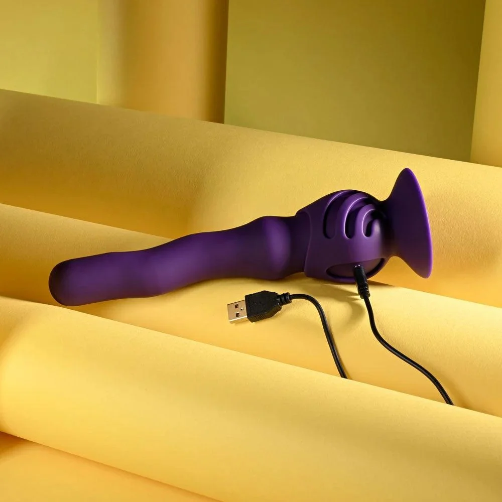 Wiggle It Rechargeable Wiggling Vibrator with Suction Base - Image 5