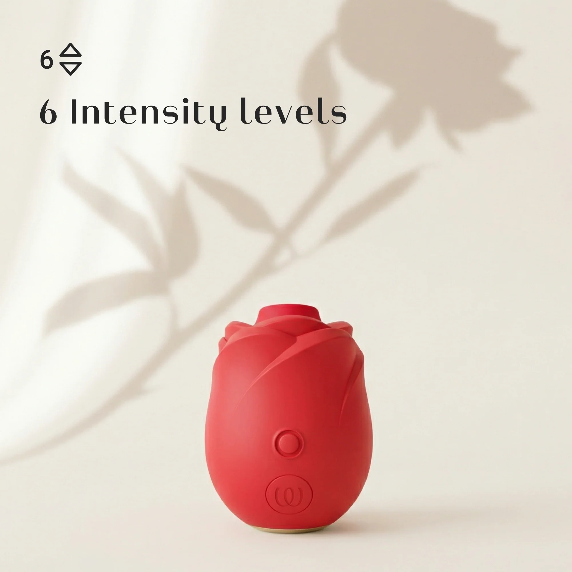 Womaniser Rose Pleasure Air Clitoral Suction Stimulator Red - Image 3