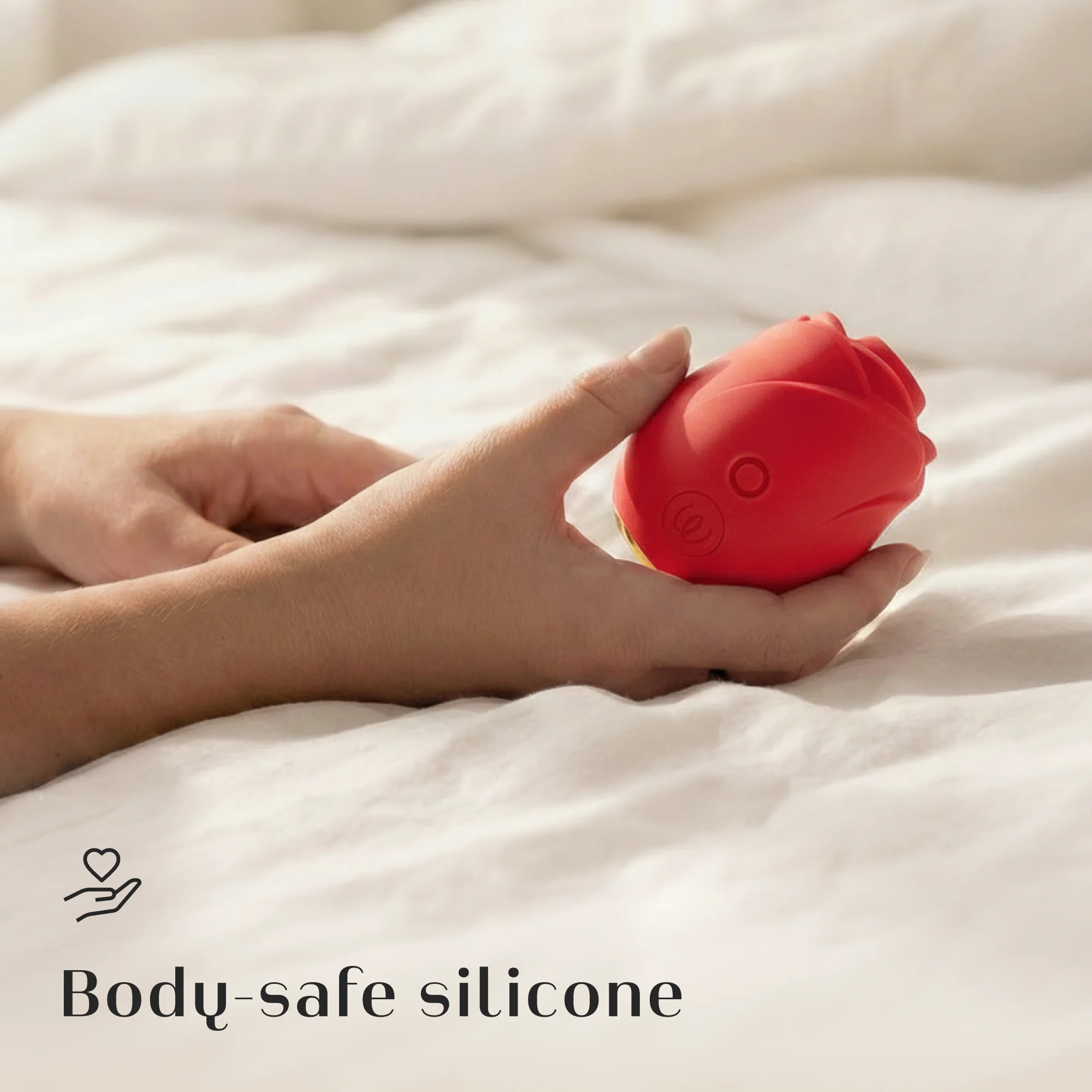 Womaniser Rose Pleasure Air Clitoral Suction Stimulator Red - Image 4