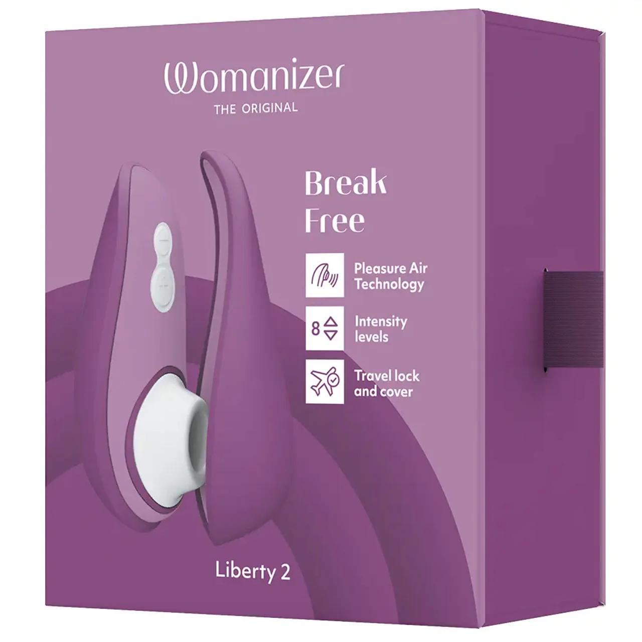 Womanizer Liberty 2 Travel Clitoral Suction Stimulator Purple - Image 3